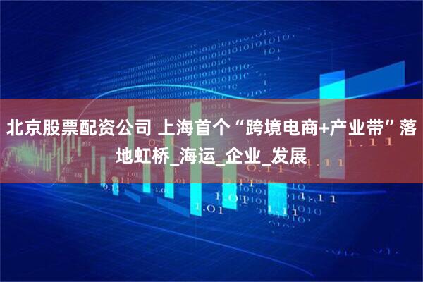 北京股票配资公司 上海首个“跨境电商+产业带”落地虹桥_海运_企业_发展